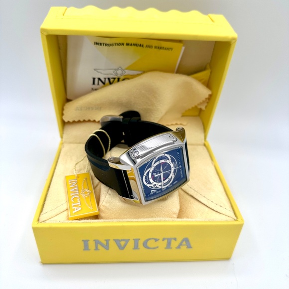 Invicta S1 Rally Tachymeter 44mm Black Dial 100 WR Meter Men's Watch F0042 - Picture 2 of 14